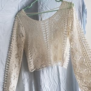 Boho long-sleeve top
